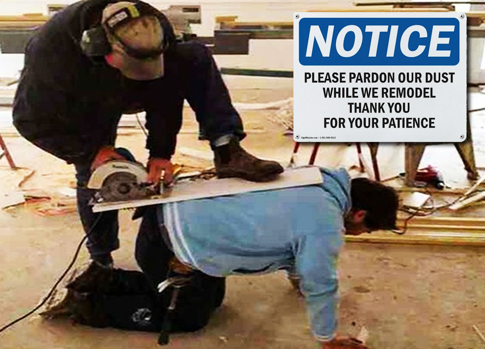 Please Excuse Us a Moment